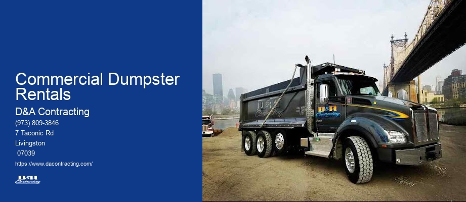 Commercial Dumpster Rentals