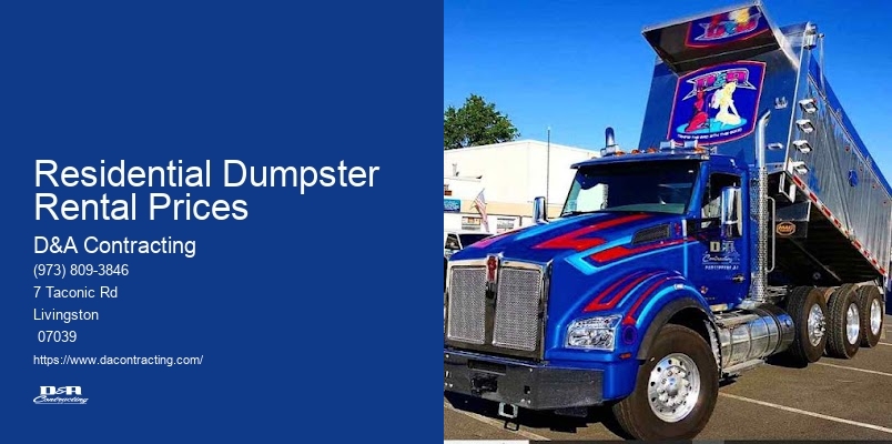 Home Construction Dumpster Rentals